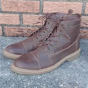 Perry Ellis Brown Boots Size 10